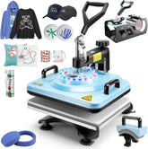 AKEYDIY Upgraded 5 in 1 Heat Press Machine for Tshirts 12X15 Inch